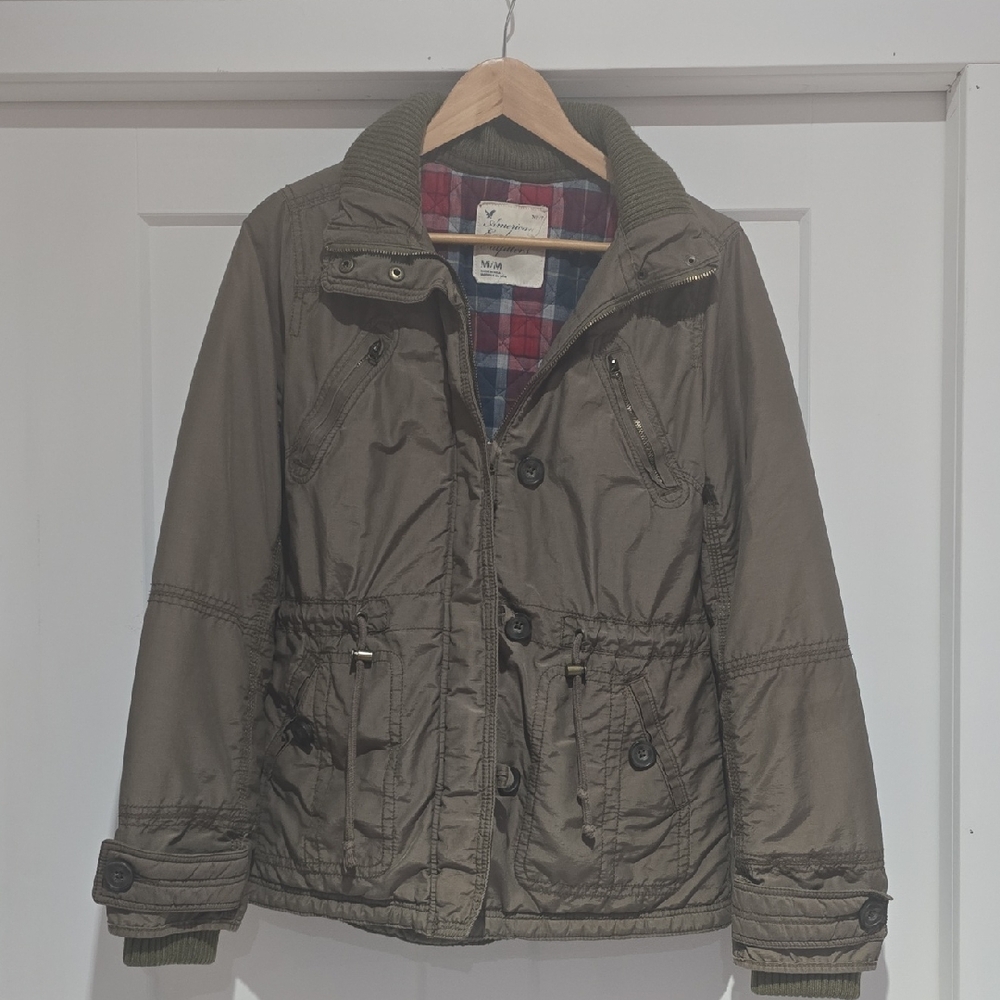 American Eagle Outfitters Olive Green Women's Jacket